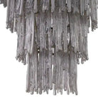 Saint Roch Modern Glass Chandelier Brass & Glass - LargeBlushlighting