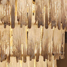 Saint Roch Modern Glass Chandelier Brass & Glass - LargeBlushlighting