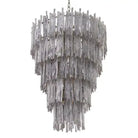 Saint Roch Modern Glass Chandelier Brass & Glass - Blushlighting
