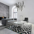 Santana Modern Linear Multi Light Pendant for Kitchen Island-