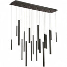 Santana Modern Linear Multi Light Pendant for Kitchen Island - 42"L x 10"W x 1.25"HBlackBlushlighting