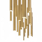 Santana Modern Linear Multi Light Pendant for Kitchen Island - 42"L x 10"W x 1.25"HAntique BrassBlushlighting