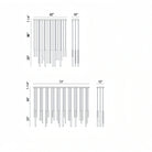 Santana Modern Linear Multi Light Pendant for Kitchen Island - 42"L x 10"W x 1.25"HAntique BrassBlushlighting