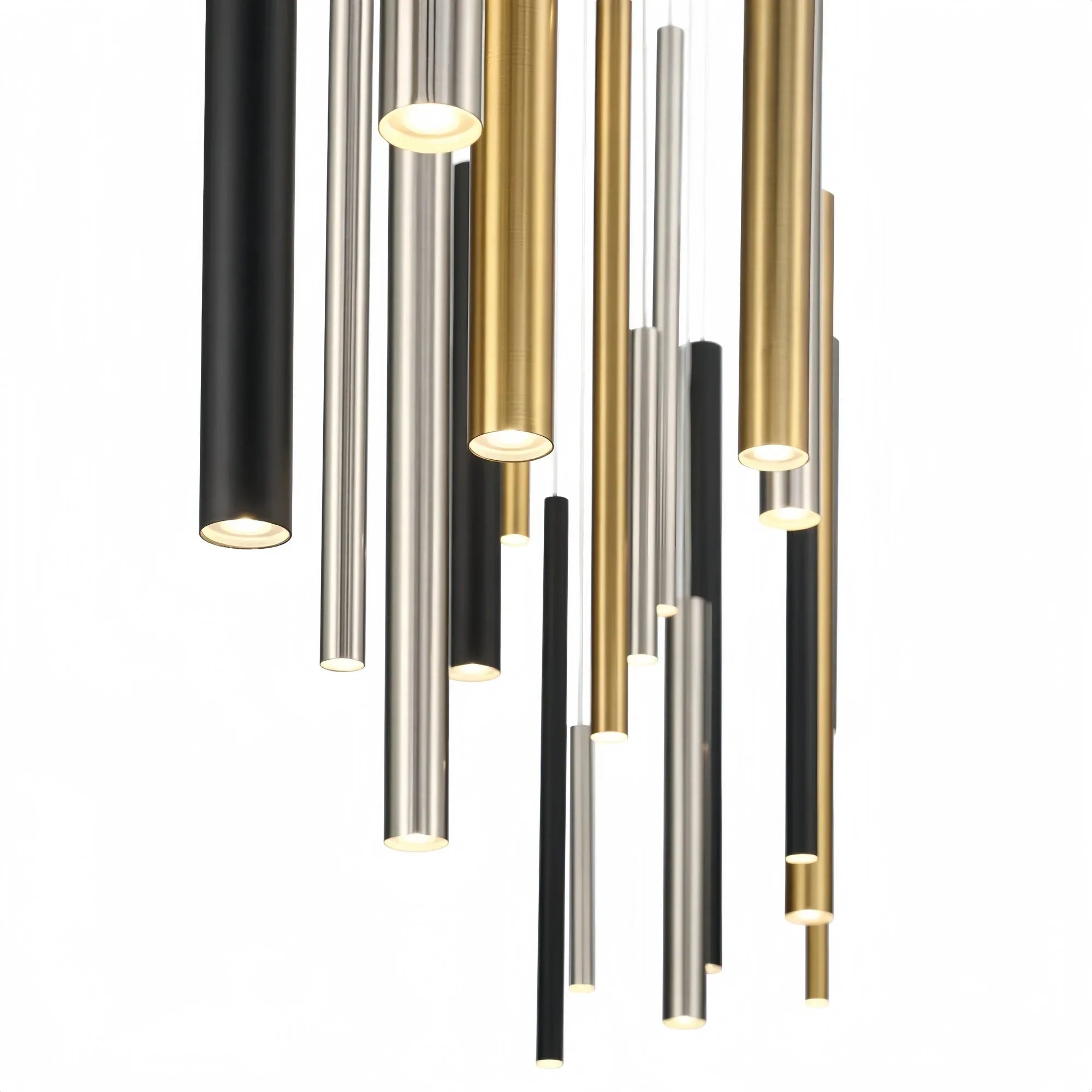 Santana Modern Linear Multi Light Pendant for Kitchen Island - 42"L x 10"W x 1.25"HAntique BrassBlushlighting