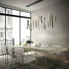 Santana Modern Linear Multi Light Pendant for Kitchen Island-
