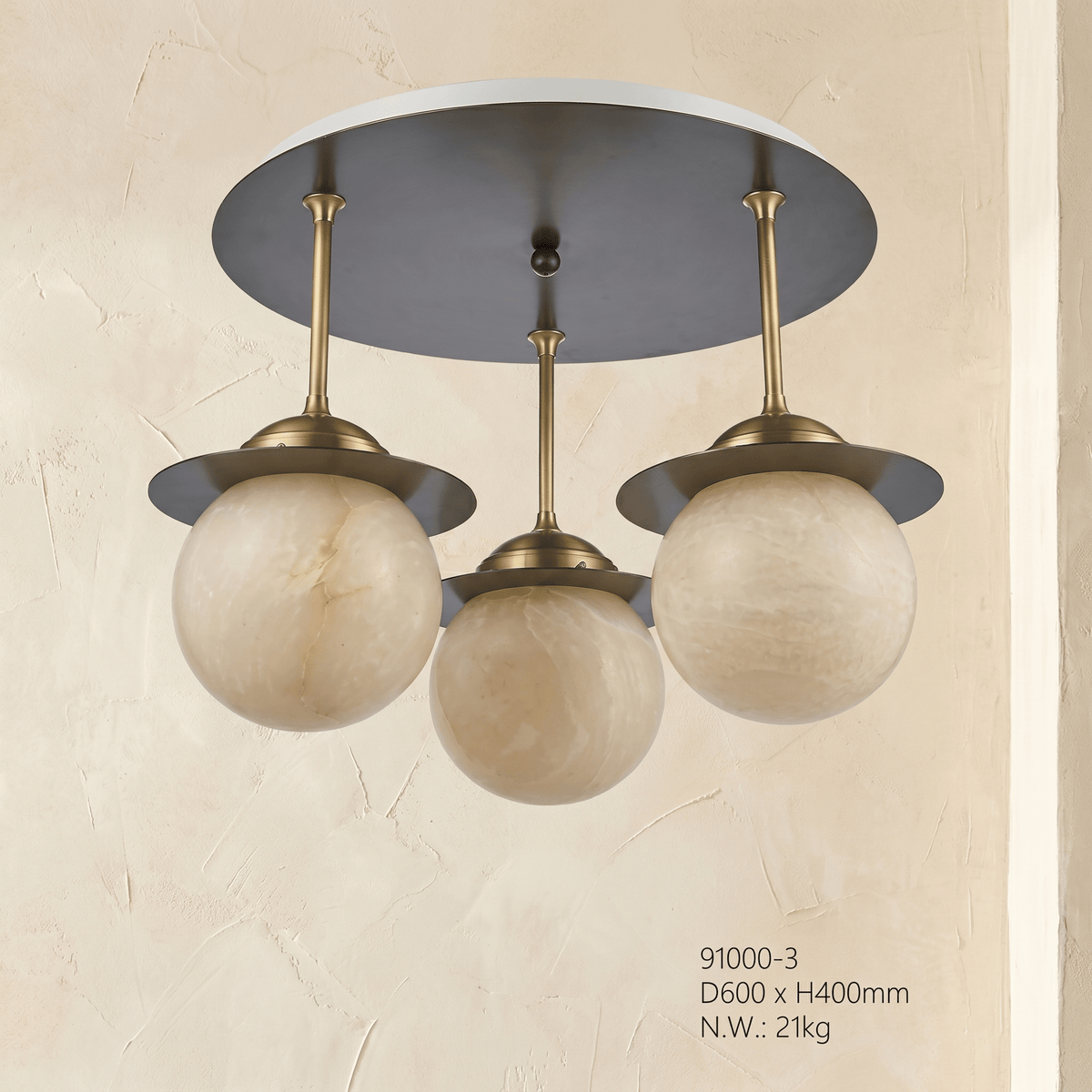 Saturn Ceiling (extra) Alabaster - Blushlighting