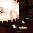 Saturn chandelier - CDR SATURN TRANSPARENTBlushlighting