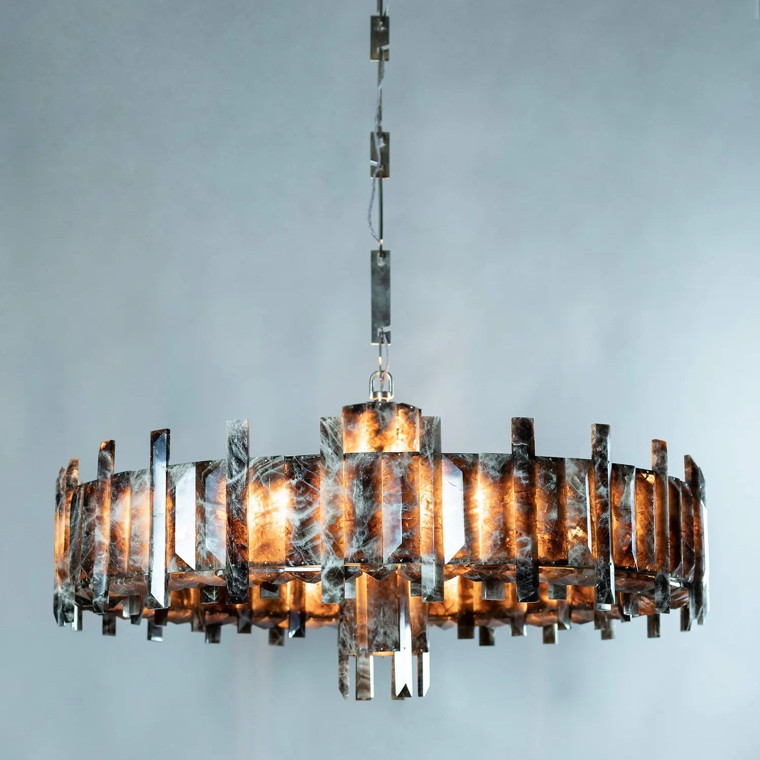 Saturn chandelier - CDR SATURN TRANSPARENTBlushlighting