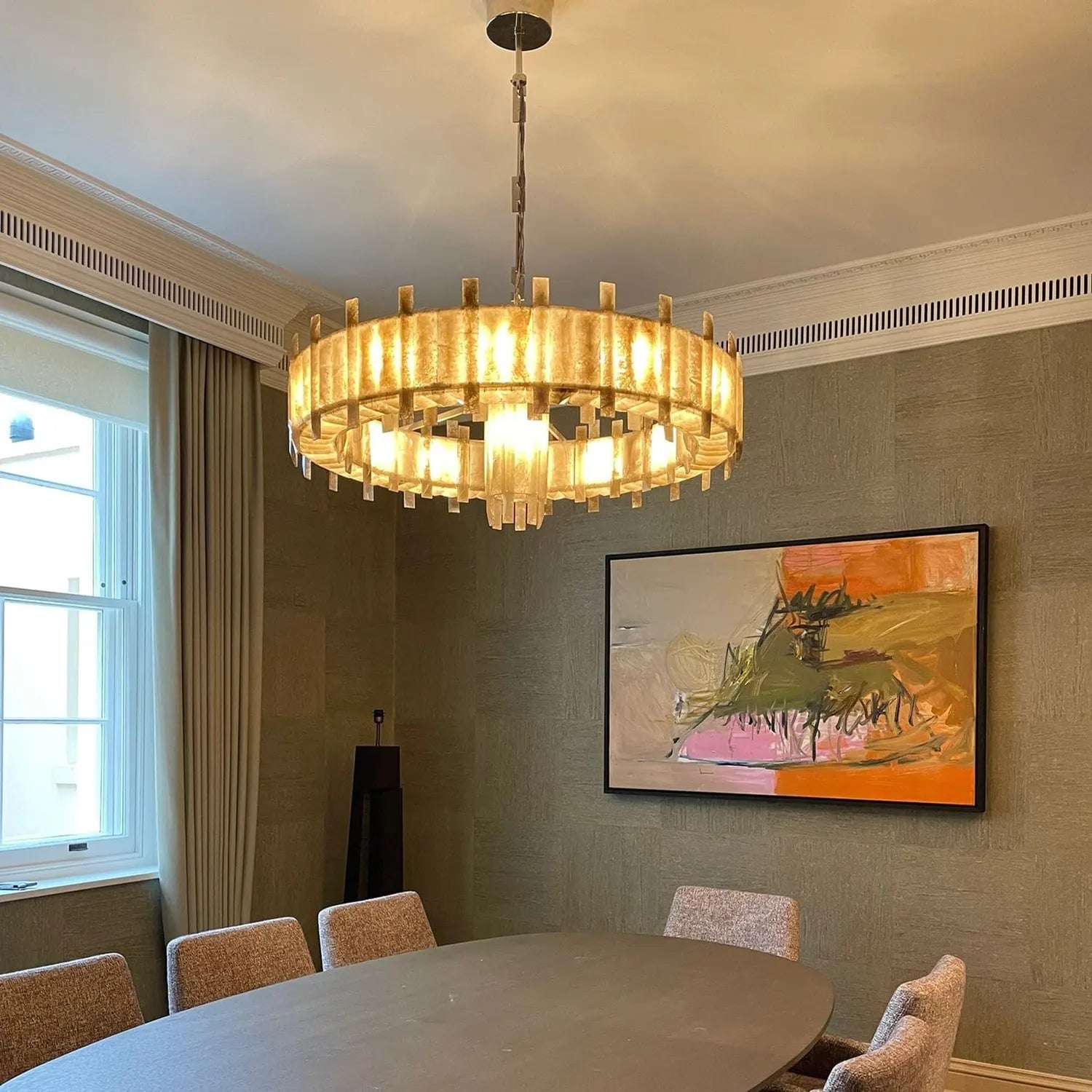 Saturn chandelier - CDR SATURN TRANSPARENTBlushlighting