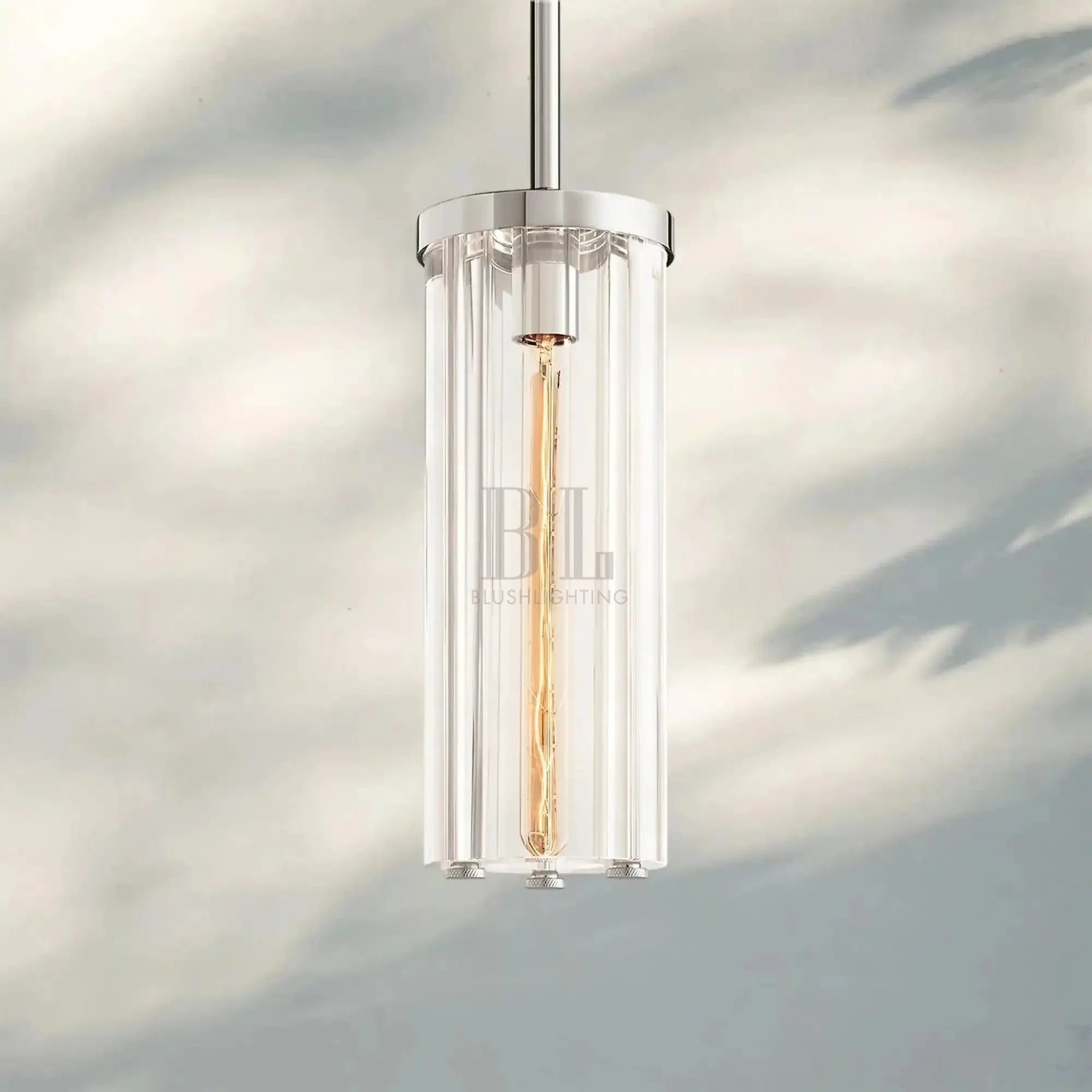 Saviler Cylindrical Pendant Light - Blushlighting