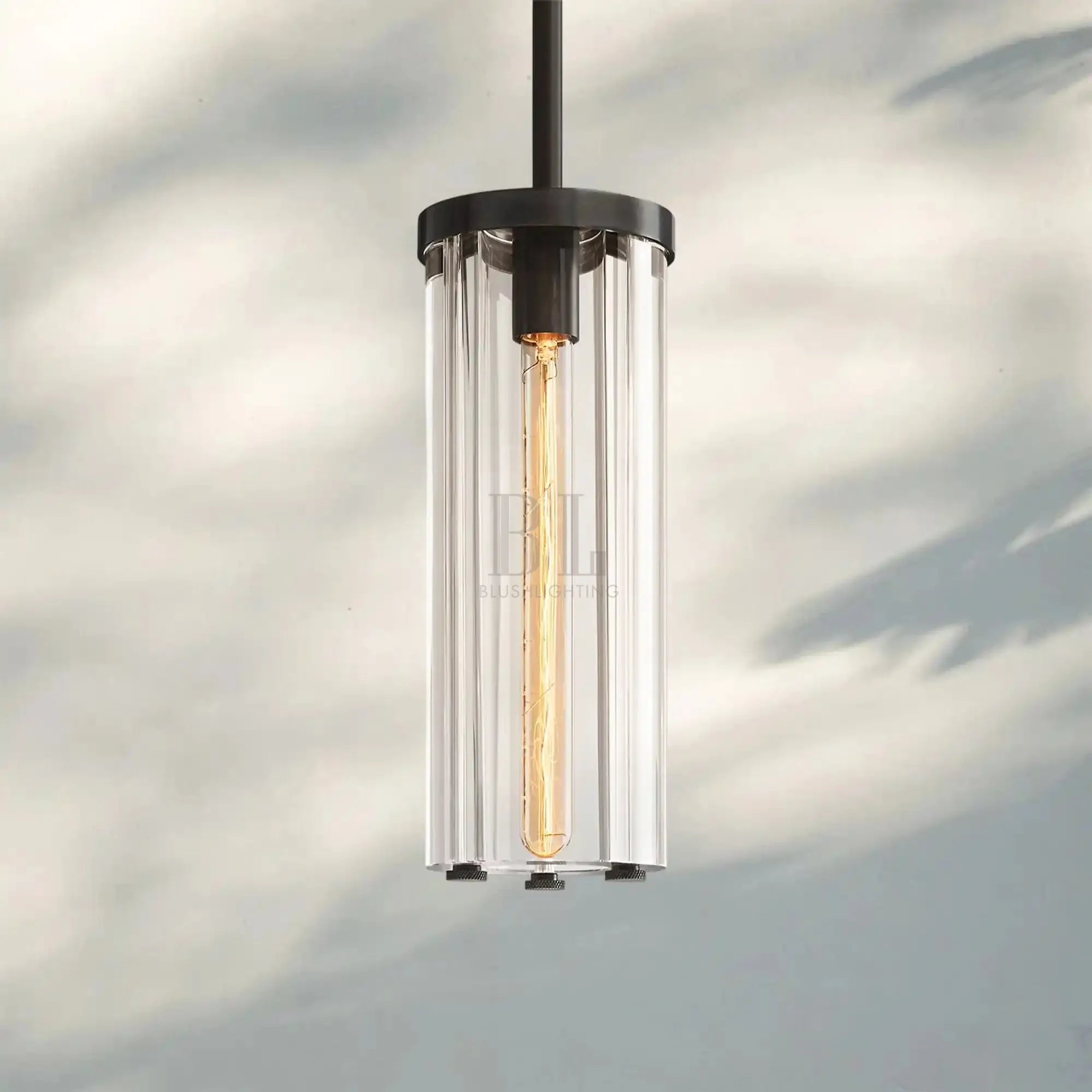 Saviler Cylindrical Pendant Light - Blushlighting