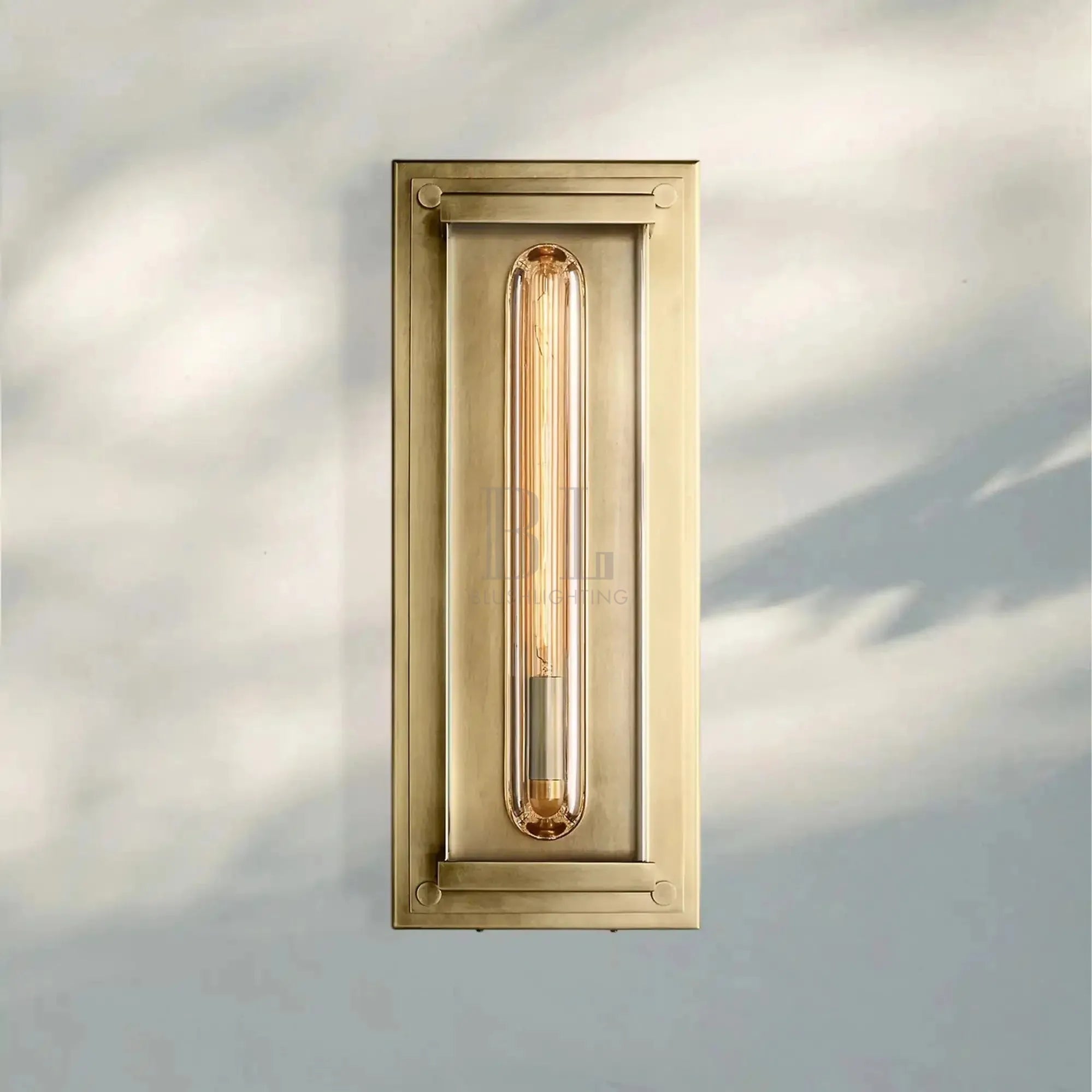 Saviler Grand Rectangular Sconce - Blushlighting