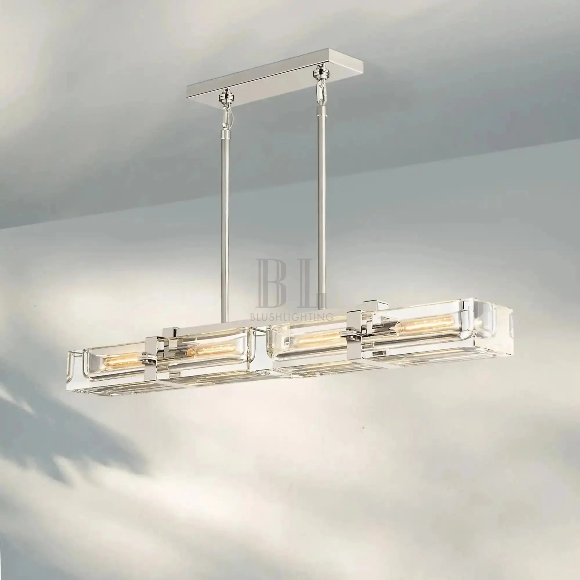 Saviler Linear Chandelier 24" 48" 72" - Blushlighting