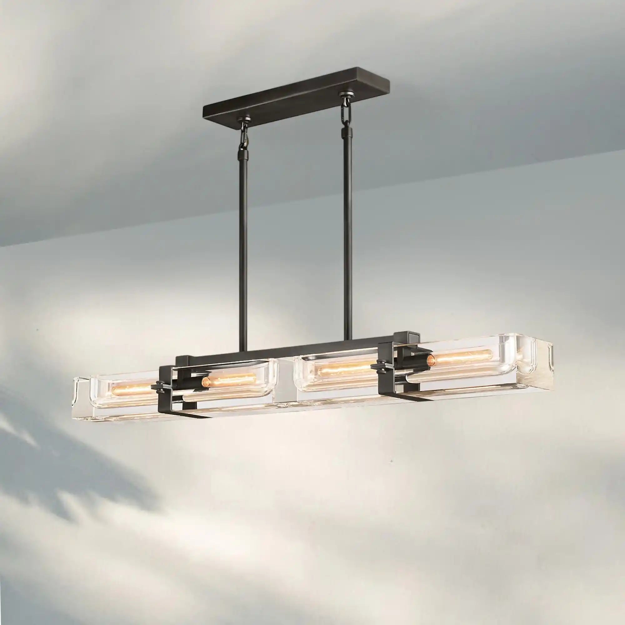 Saviler Linear Chandelier 24" 48" 72" - Blushlighting