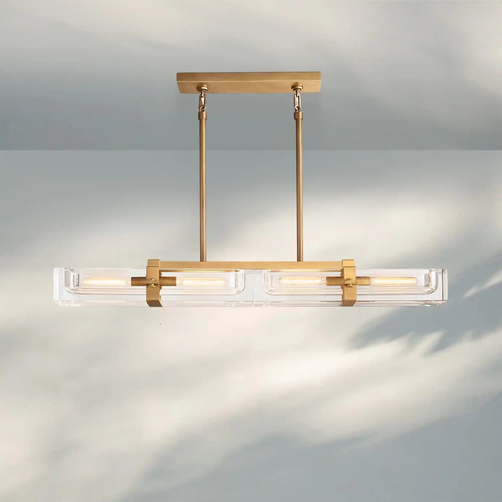 Saviler Linear Chandelier 24" 48" 72" - Blushlighting