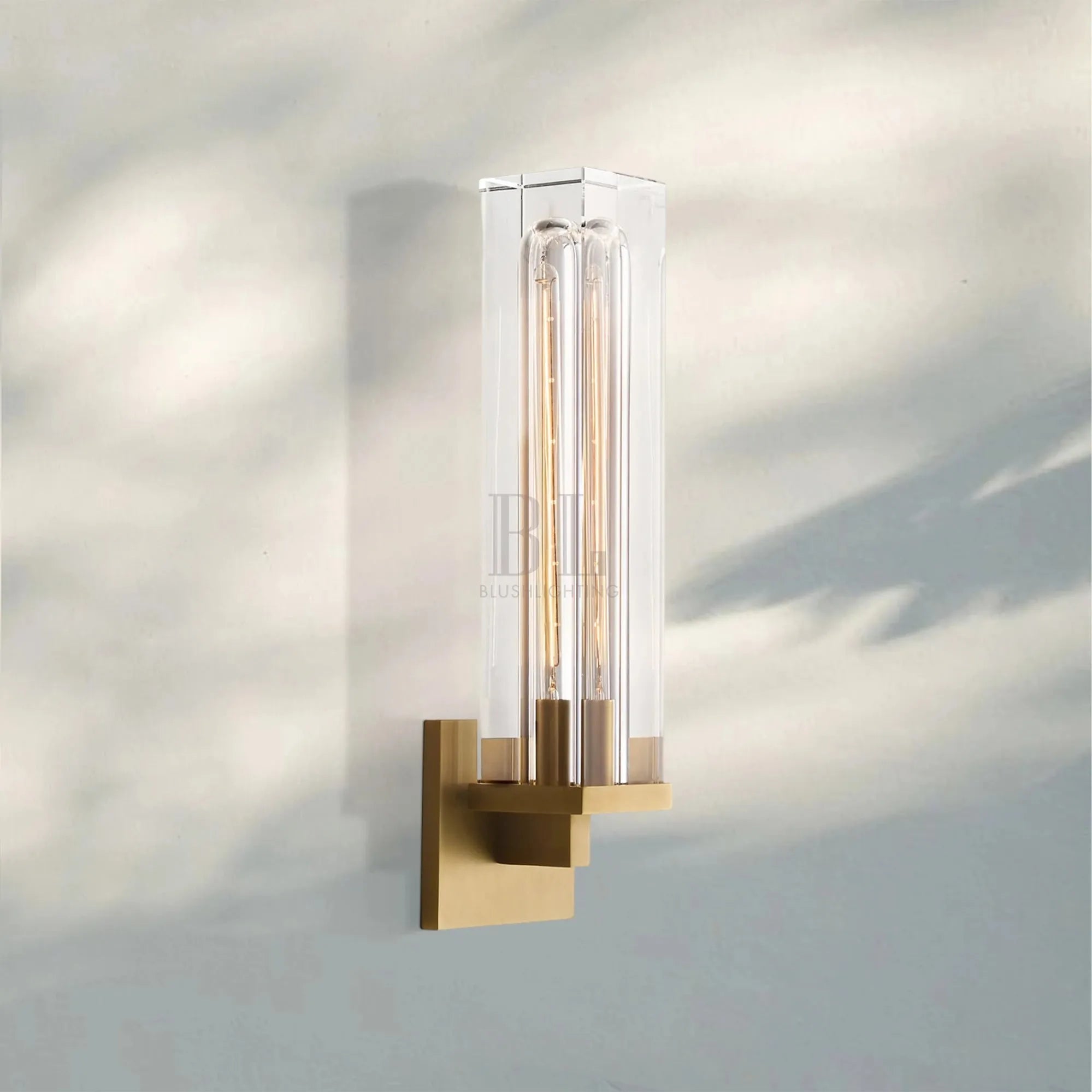 Saviler Rectangular Sconce - Blushlighting