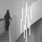 Scandinavia Minimalist White Pendant Light for Bedside/Dining Room/Staircase - 9 Lights : SWarm LightBlushlighting