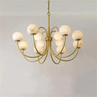 Sefet Alabaster Chandelier Light-Upward 24.4" x 33.5" / 62 x 85cm-Blushlighting