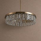 Selene Round Crystal Chandelier - Ø31.5" × H6.3" (Ø80 × H16 cm)Blushlighting