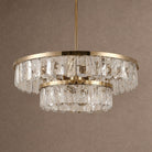 Selene Round Crystal Chandelier - Ø31.5" × H6.3" (Ø80 × H16 cm)Blushlighting