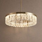 Selene Round Crystal Chandelier - Ø31.5" × H6.3" (Ø80 × H16 cm)Blushlighting