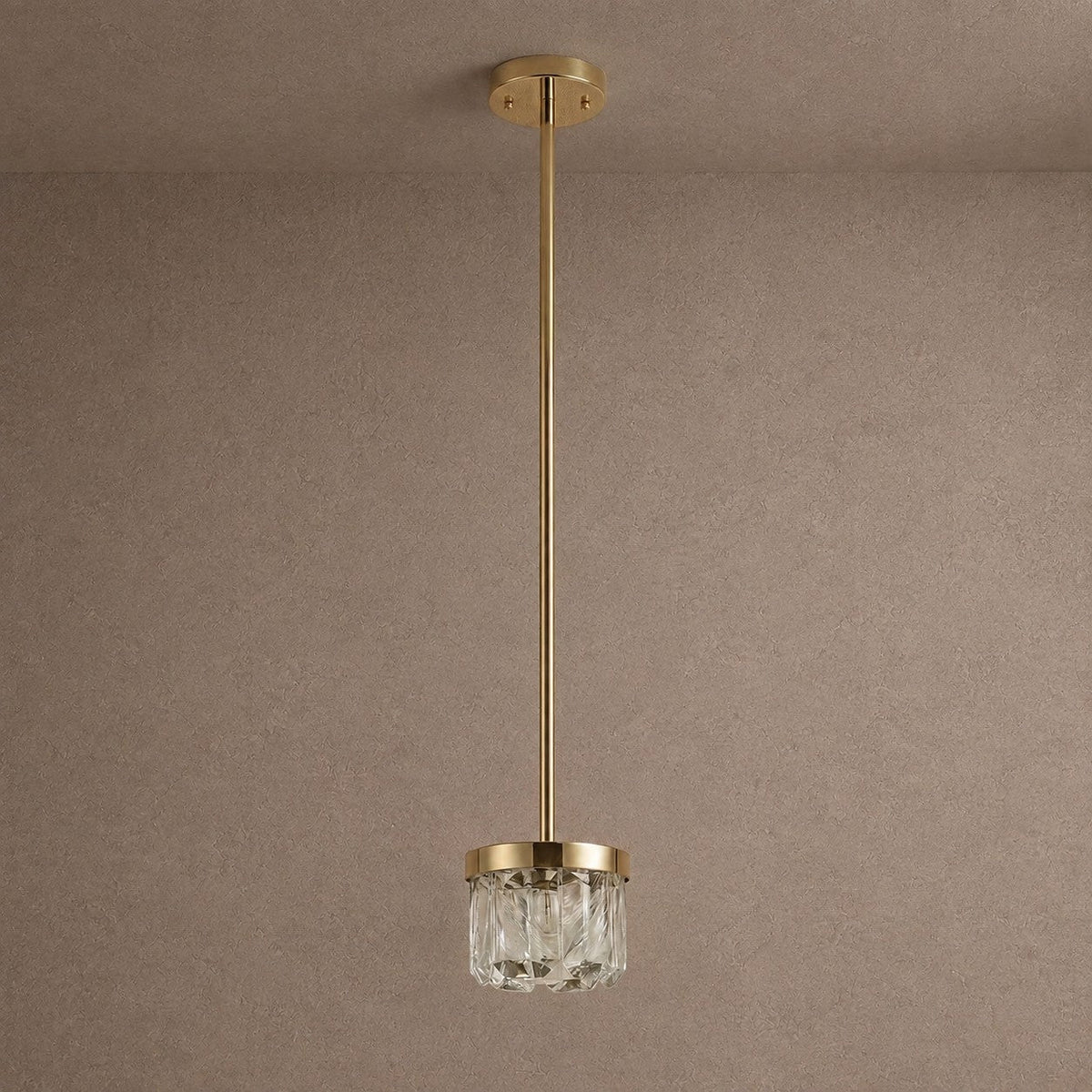 Selene Round Crystal Chandelier - Ø31.5" × H6.3" (Ø80 × H16 cm)Blushlighting