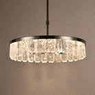 Selene Round Crystal Chandelier - Ø39.4" × H6.3" (Ø100 × H16 cm)Blushlighting