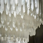 Selenite Layer Rectangular Chandelier - LargeBlushlighting