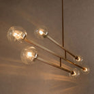 Selina Linear Chandelier - ClearBlushlighting