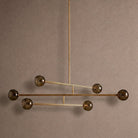 Selina Linear Chandelier - BrownBlushlighting