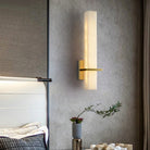 Serene Modern Alabaster Linear Wall Sconce - Blushlighting