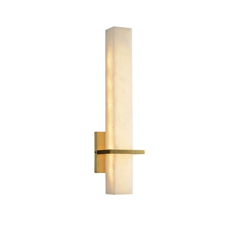 Serene Modern Alabaster Linear Wall Sconce - Blushlighting