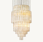 Serenella Round Chandelier for Foyer/Entry - 24''Satin NickelBlushlighting