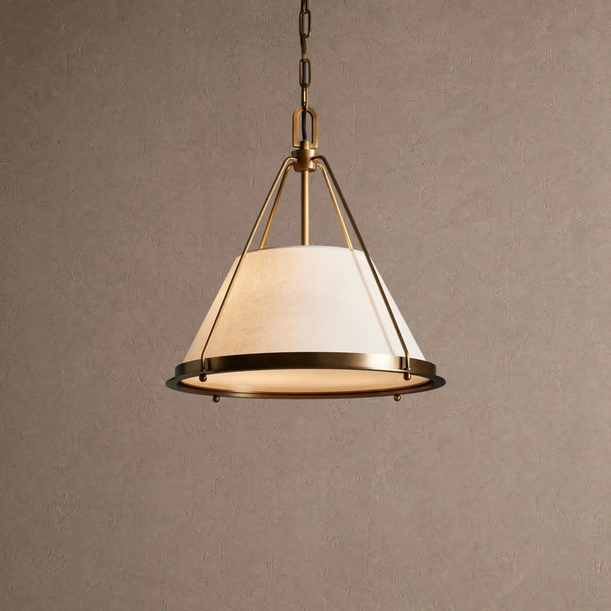 Shelton Pendant - Brass17"Blushlighting