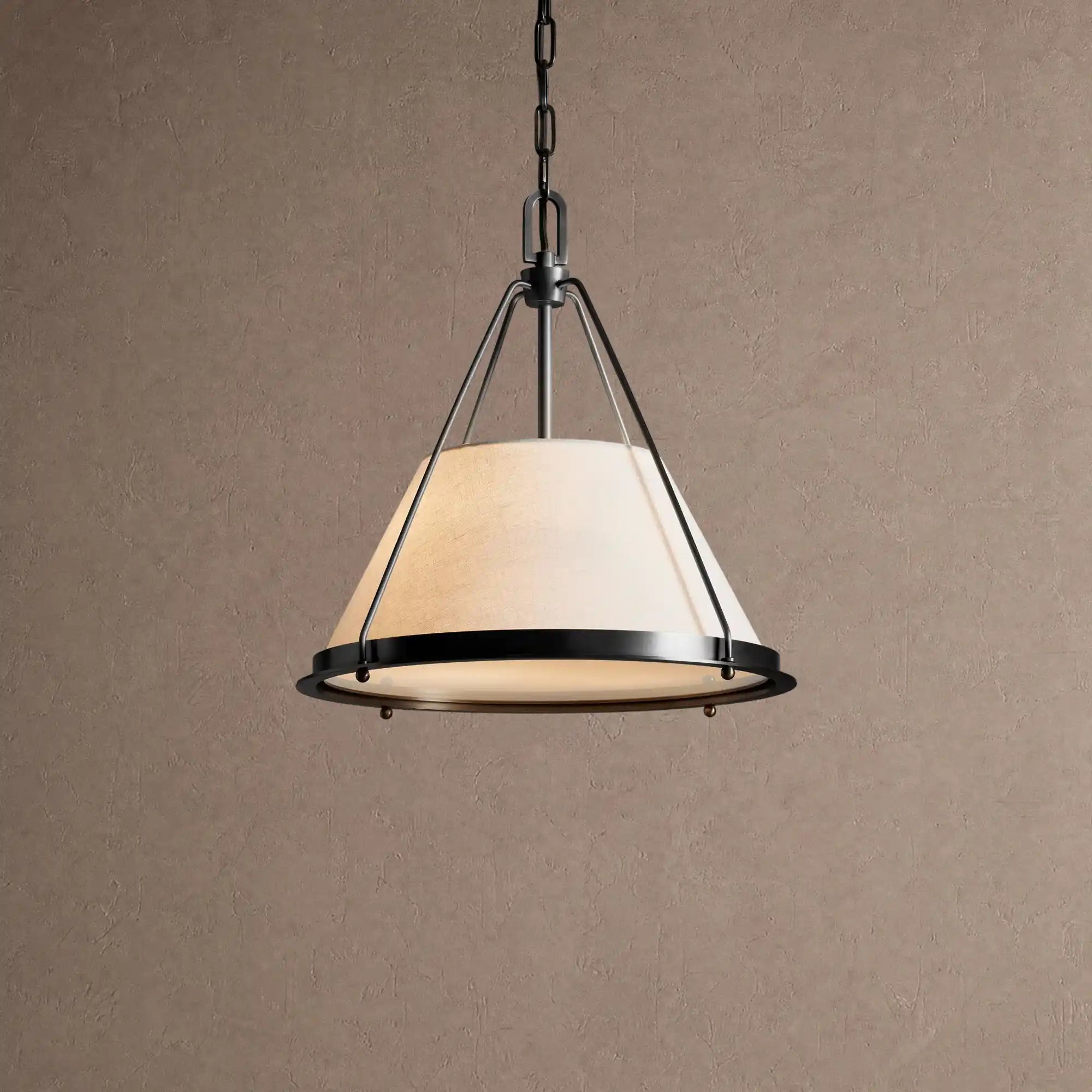 Shelton Pendant - Black17"Blushlighting
