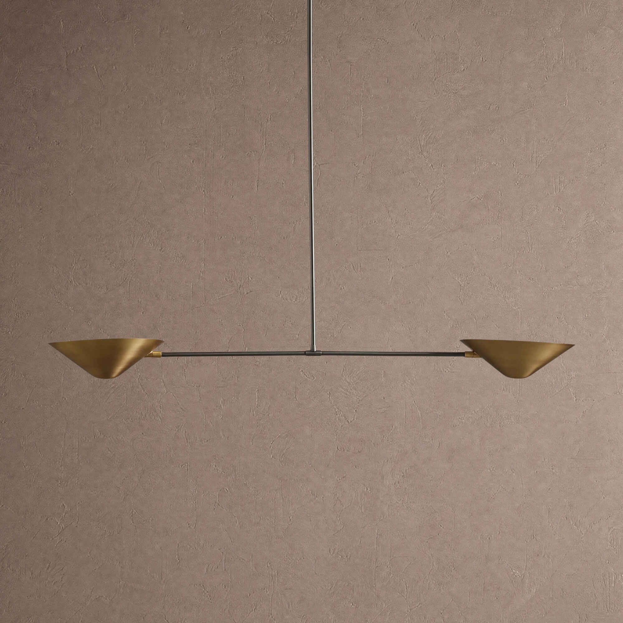 Simms 2-Light Linear Chandelier - Blushlighting