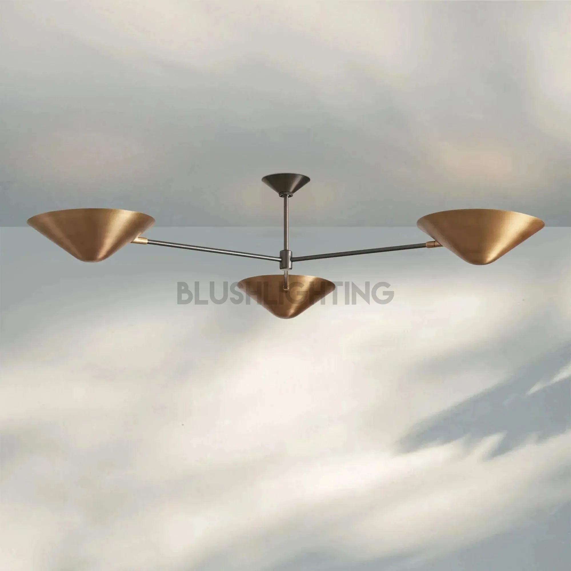Simms 3 - Light Flush Mount - 54''Blushlighting