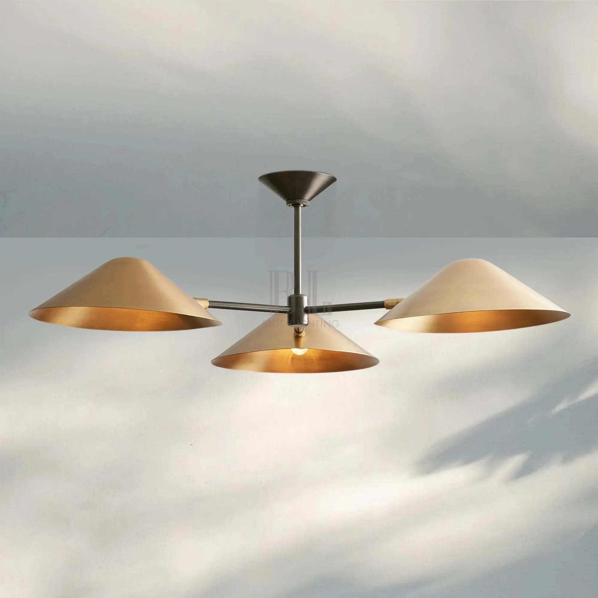 Simms 3 - Light Flush Mount - Blushlighting