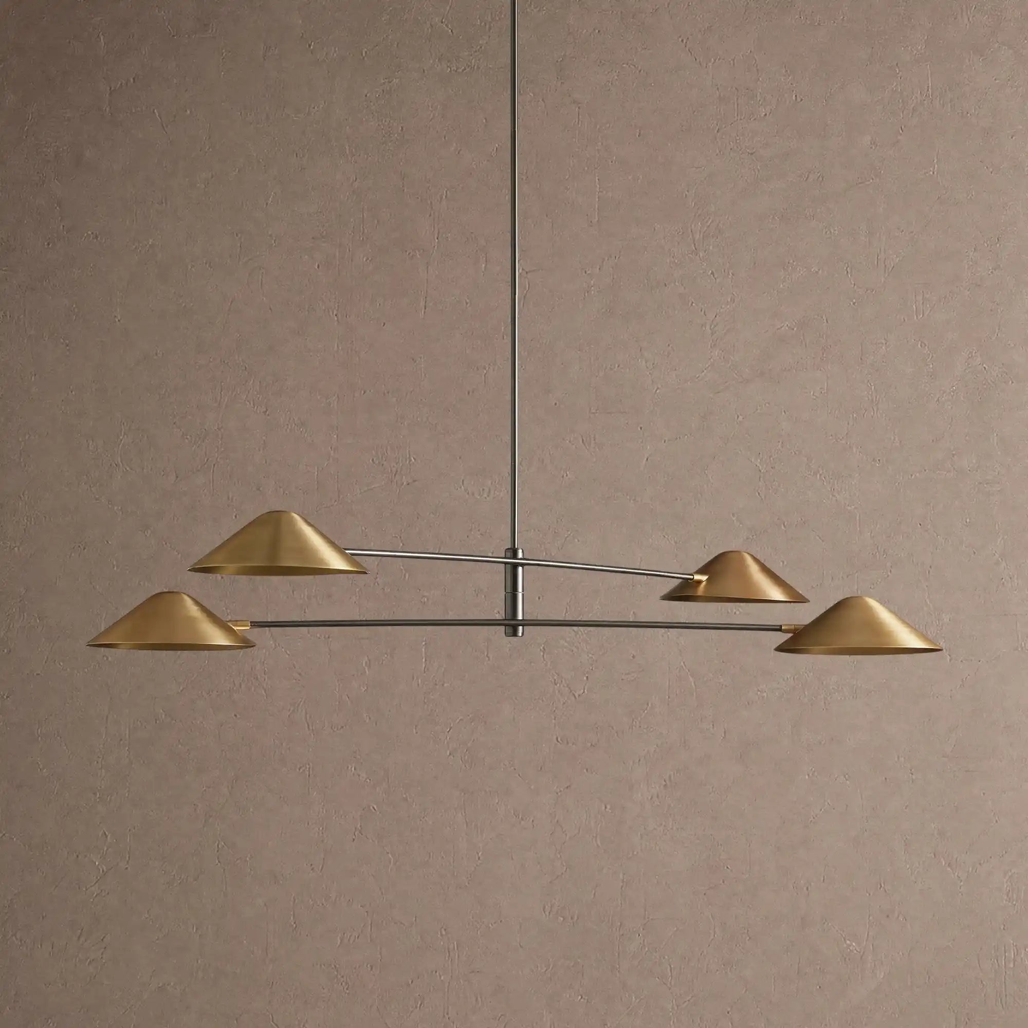 Simms 4-Light Linear Chandelier - Blushlighting
