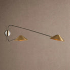 Simms Long Arm Double Wall Sconce - Blushlighting