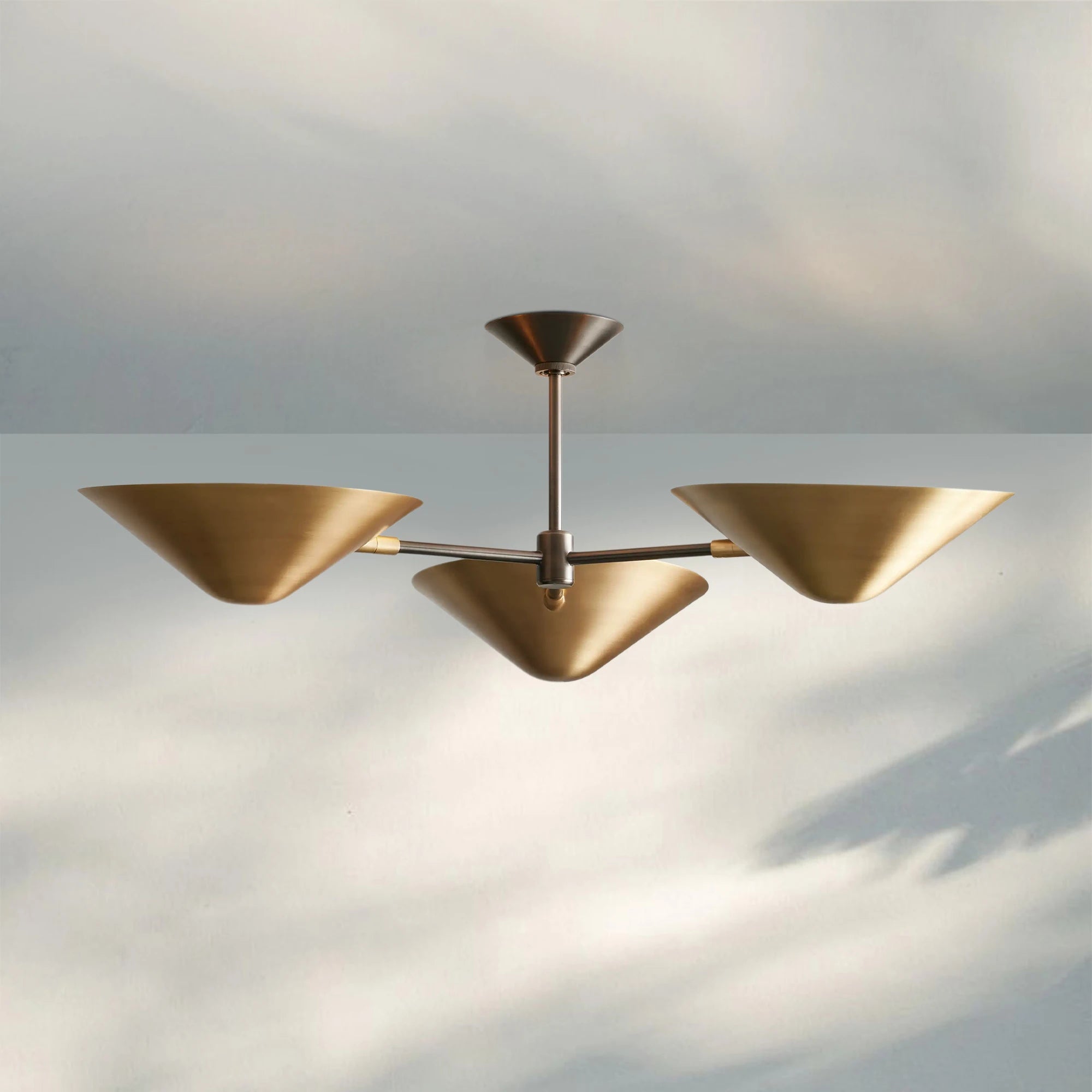 Simmsa 3-Light Flush Mount-36''-