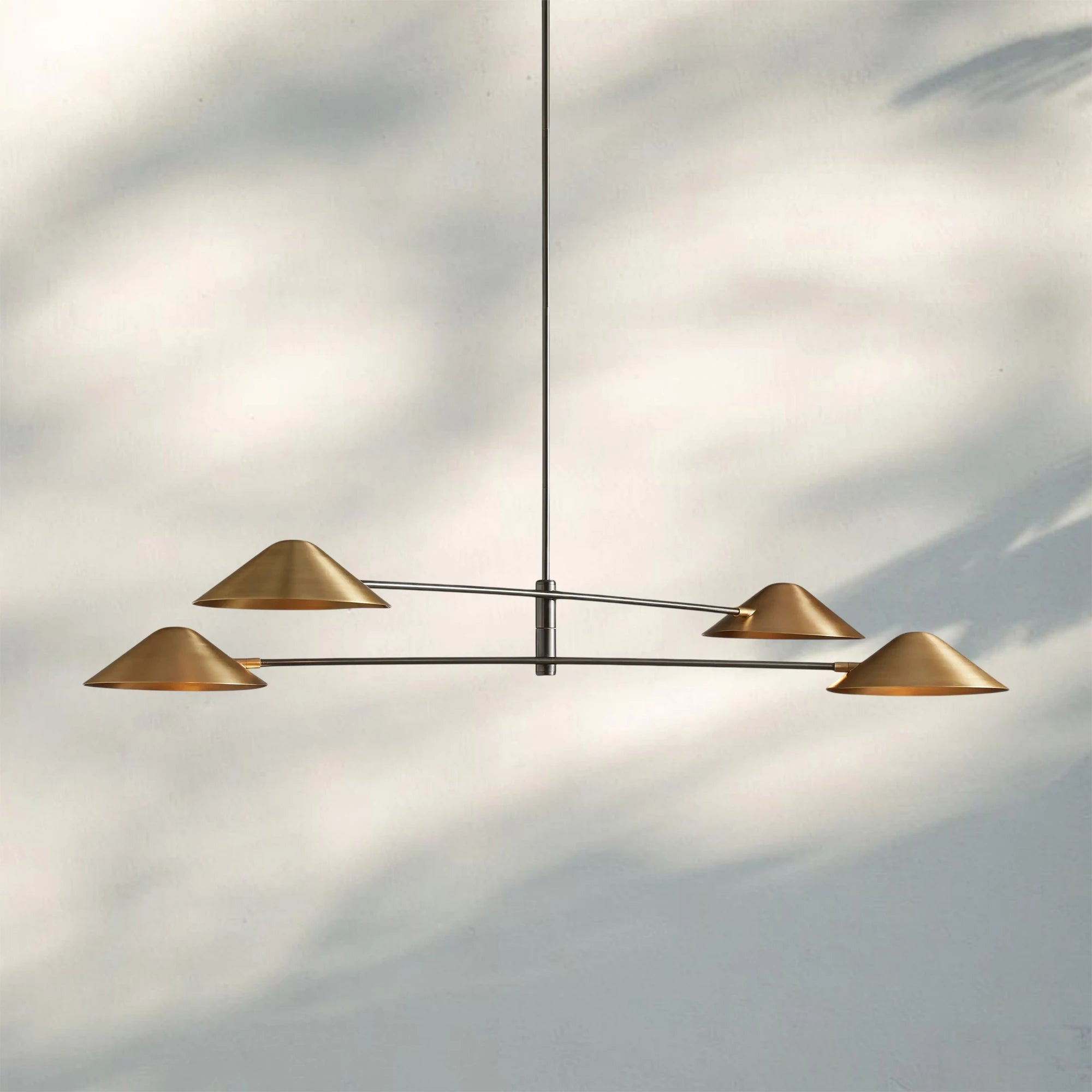 Simmsa 4-Light Linear Chandelier-