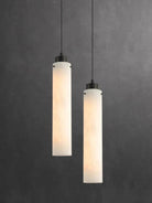 Simple marble pendant lamp - Dia 2.7”(7cm) x H 9.8”(25cm)Copper & White MarbleBlushlighting
