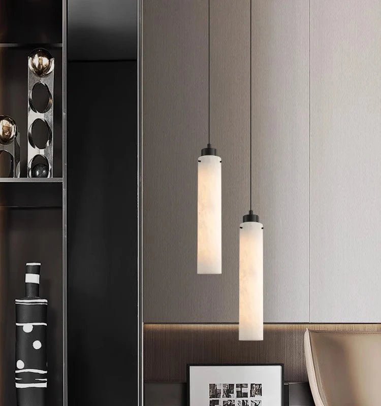 Simple marble pendant lamp - Blushlighting