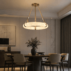 Single Ring Pendant Alabaster - Ø31.5" (80 cm)Blushlighting