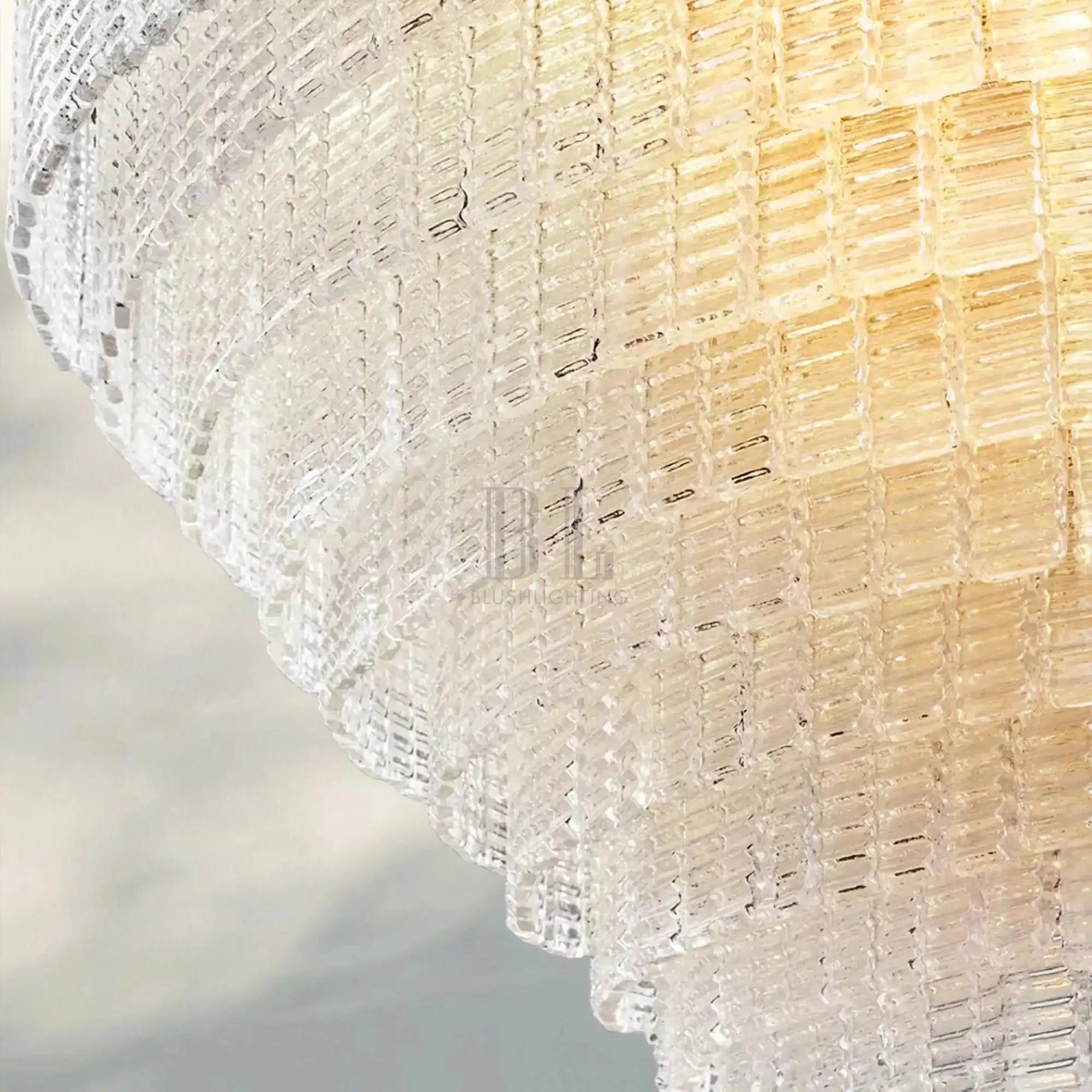 Sirena Smoke Round Chandelier 41" 52‘’ 65‘’-