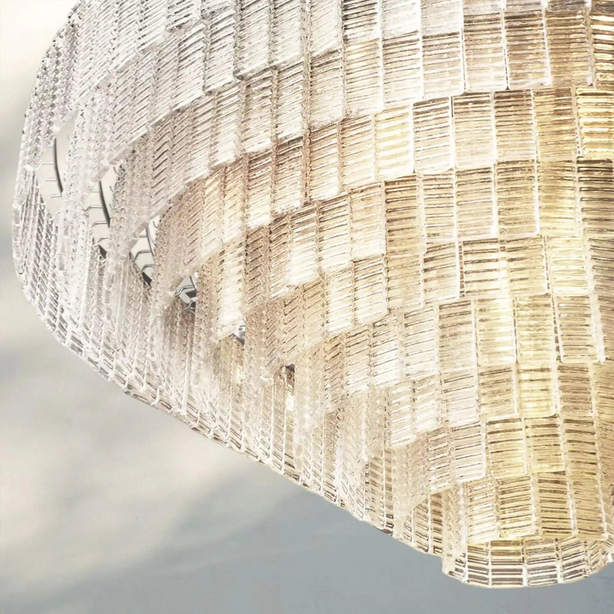 Sirena Smoke Round Chandelier 41" 52‘’ 65‘’-