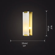 Blushlighting® Luxury Copper-Marble LED Wall Lamp for Living Room, Bedroom image | luxury lighting | marble wall lamps