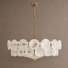 Solaris Round Chandelier - ∅ 23.6″ x H 11.0″Amber & GoldBlushlighting