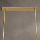 Solene Alabaster Linear Chandelier 45"